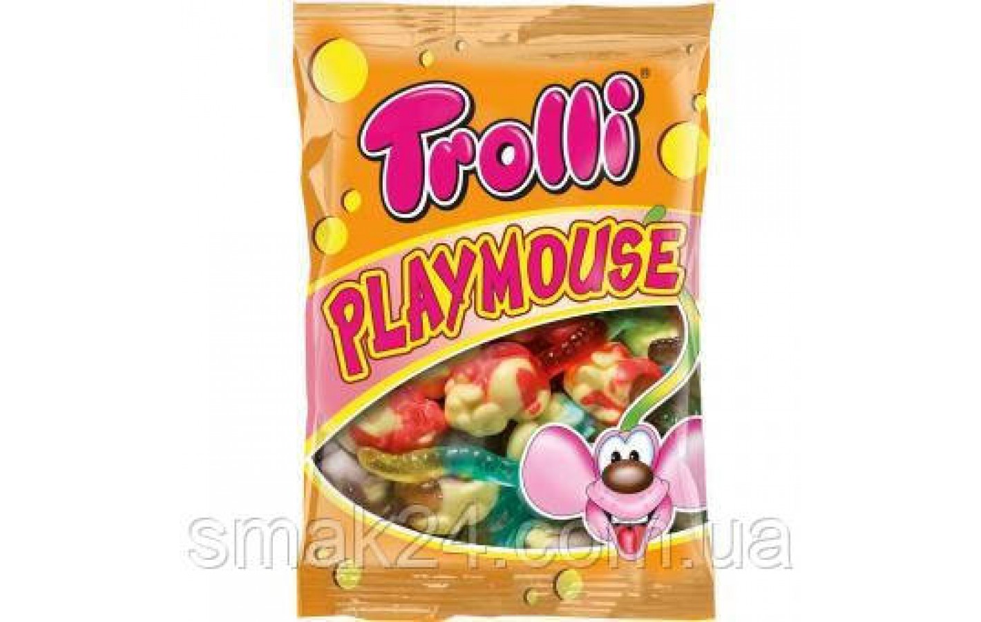 Желейні цукерки Без лактози, без глютену Мишки Trolli Playmouse Німеччина 200 г