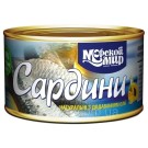 Сардина в масле Морской Мир 230г