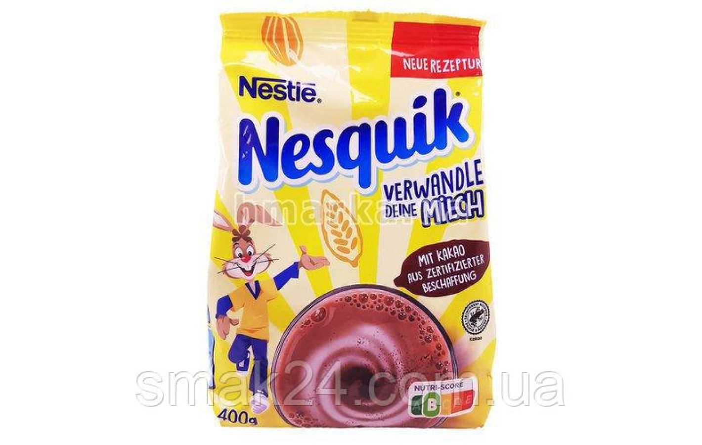Какао напиток Nesquik chocolate , шоколад Nestle 400г Швейцария