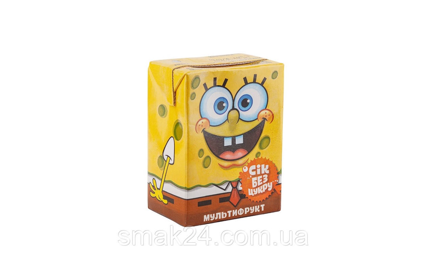Сік БЕЗ САХАРА Мультифрукт Еко-Сфера Sponge Bob 200 мл