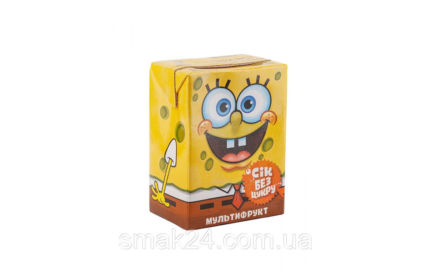 Сік БЕЗ САХАРА Мультифрукт Еко-Сфера Sponge Bob 200 мл
