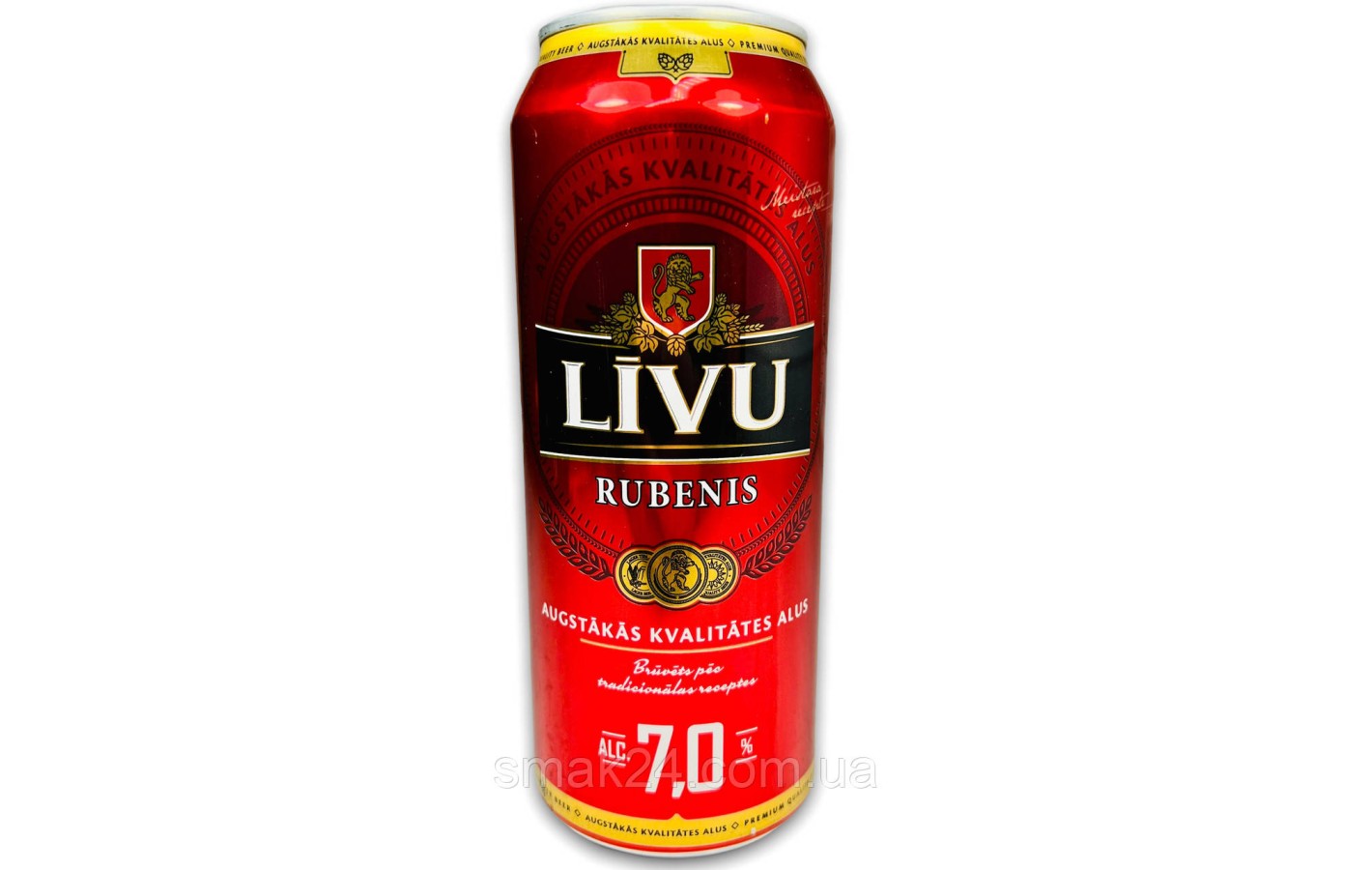 Пиво LIVU Rubenis крепкий светлый лагер 7,0 % 0.5л Латвия