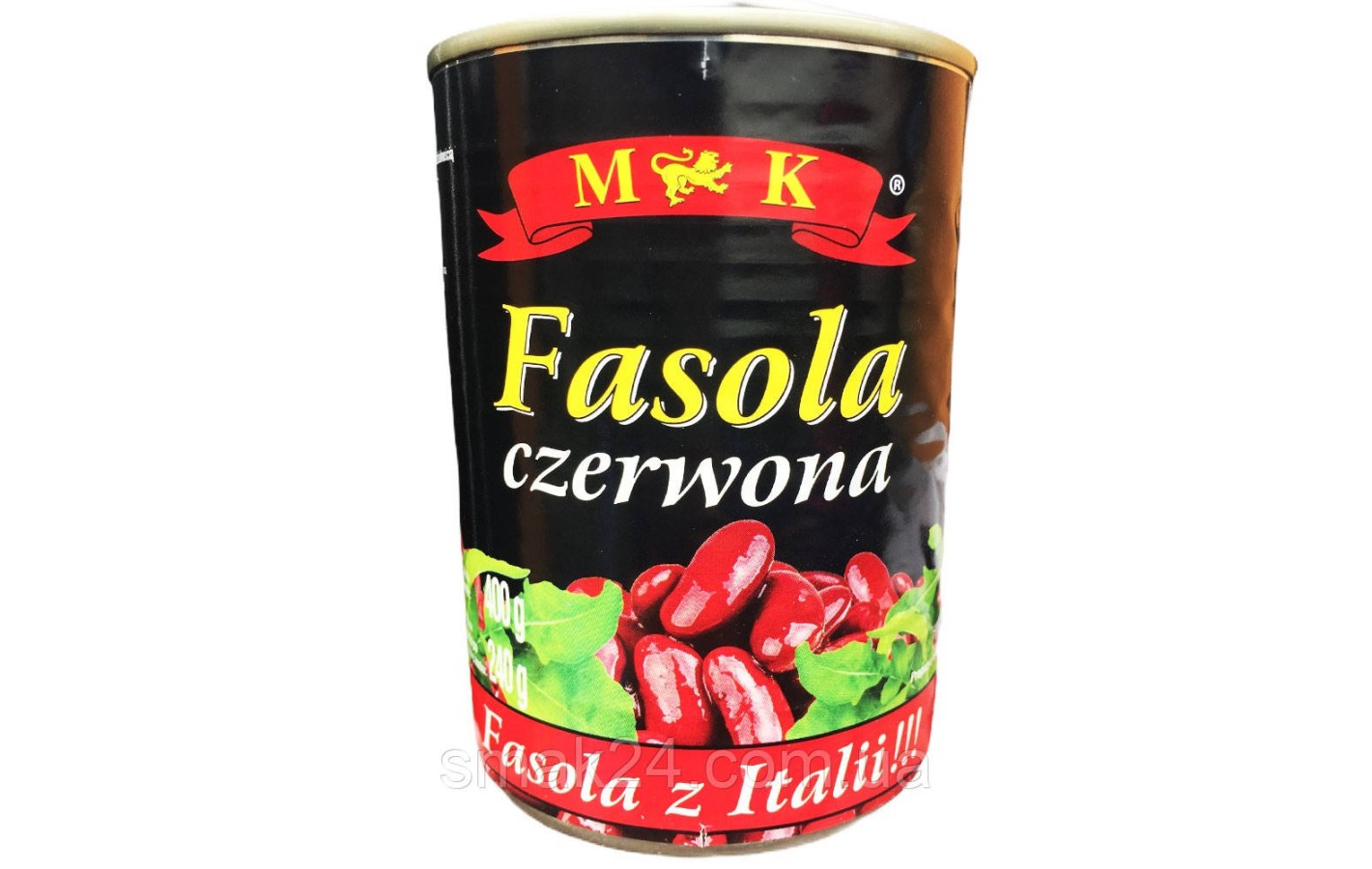 Фасоль червона консервована M&K Fasola Czerwona 400 г Польща