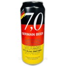 Пиво 7,0 German Beer Craft bier светлое нефильтрованное 5.6% 0.5л Германия
