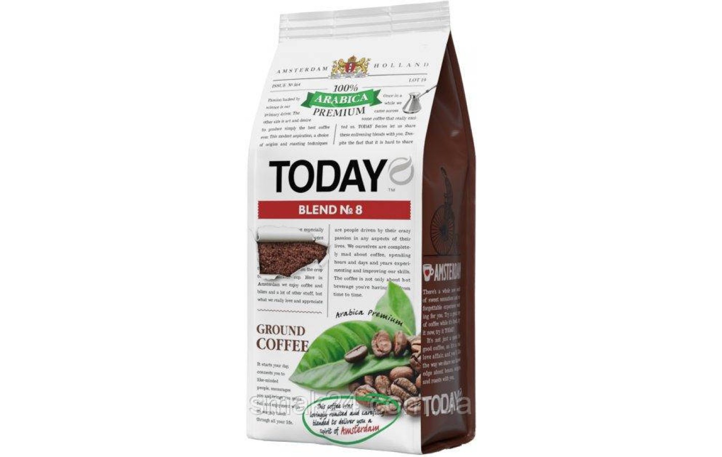 Кофе молотый 100% Арабика Today Blend №8 Ground 200 г Нидерланды