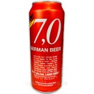 Пиво 7,0 German Beer Lager bier светлое фильтрованное 5.4% 0.5 л Германия