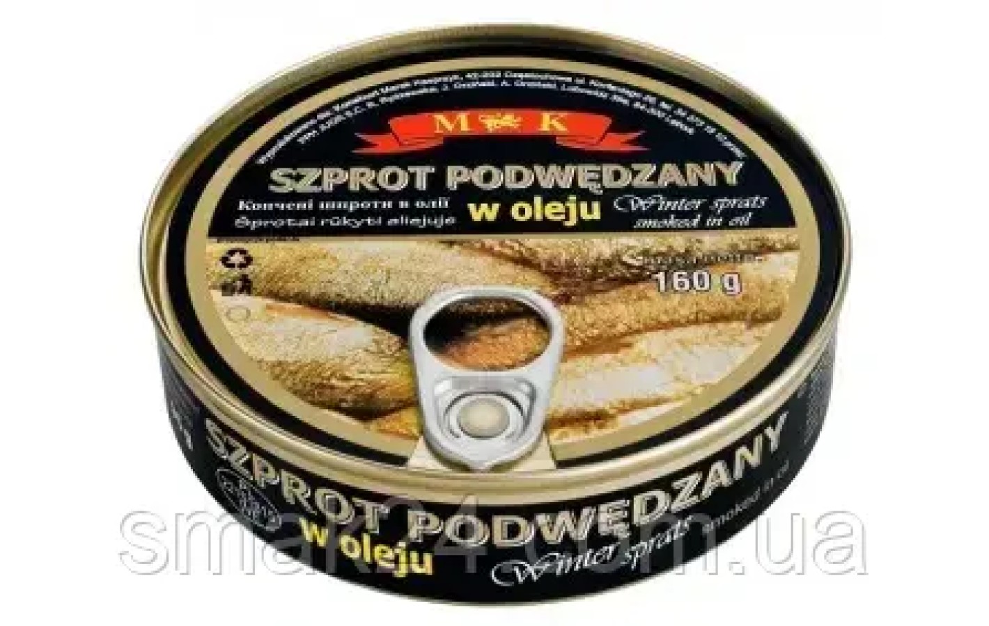 Шпроты в масле M&K  Winter Premium , 160 г Польша