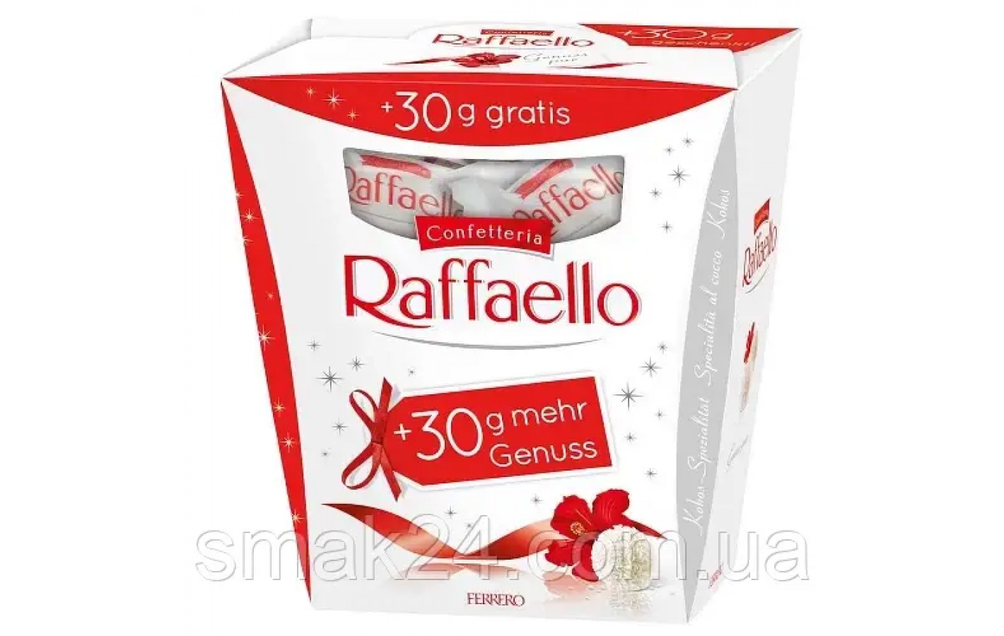 Конфеты Raffaello  Ferrero 1 штучка Германия
