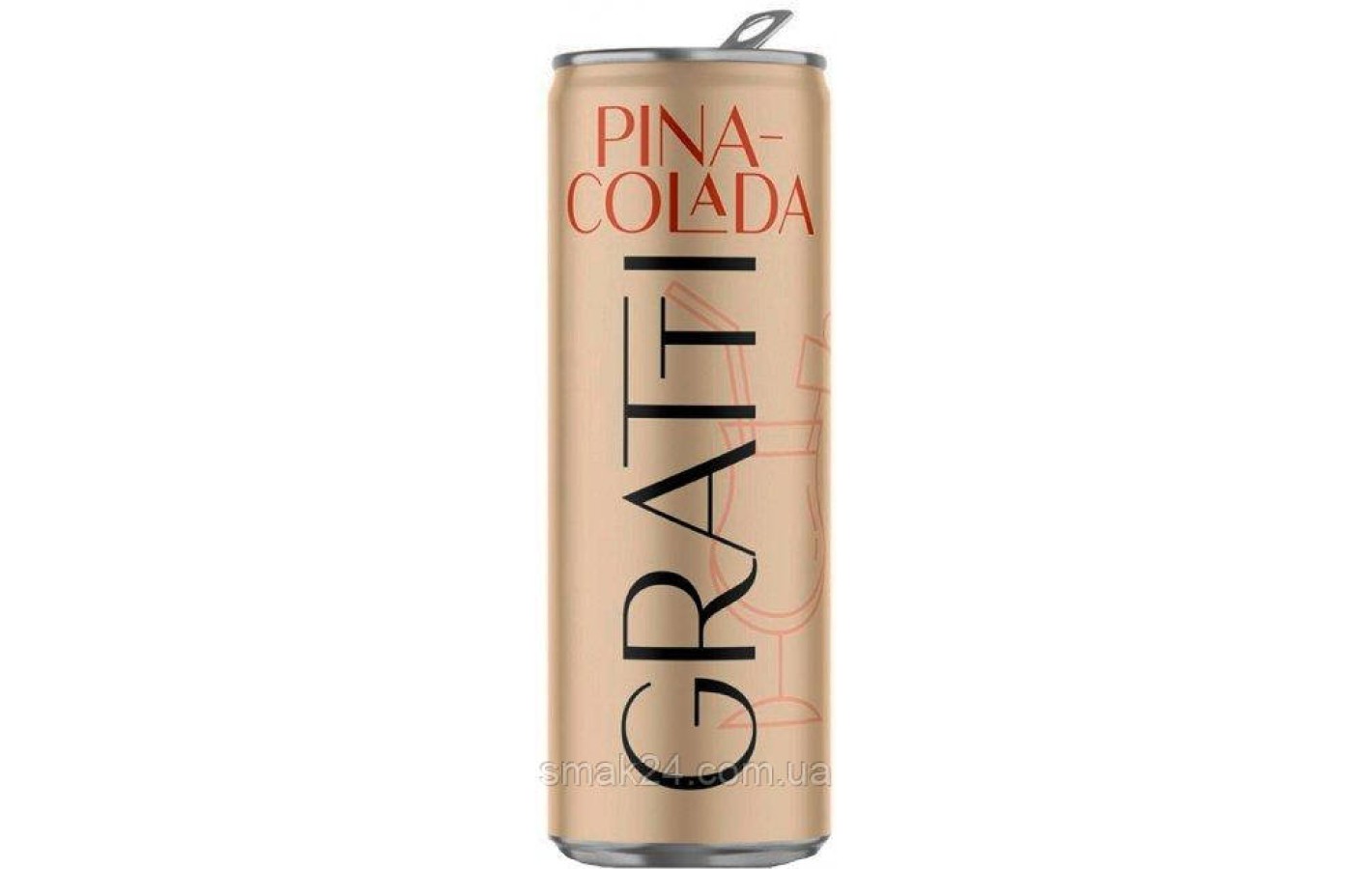 Слабоалкогольный напиток Gratti Pinacolada 4.5% 0.25 л