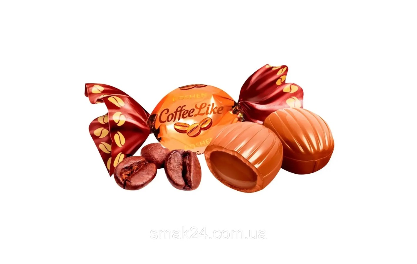 Карамель с молочно-кофейной начинкой Roshen CoffeeLike 1кг