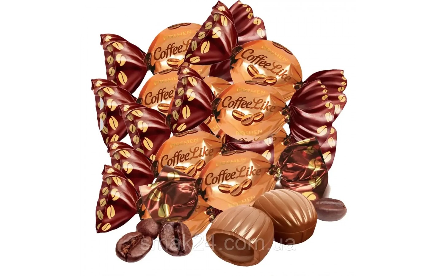 Карамель с молочно-кофейной начинкой Roshen CoffeeLike  250г