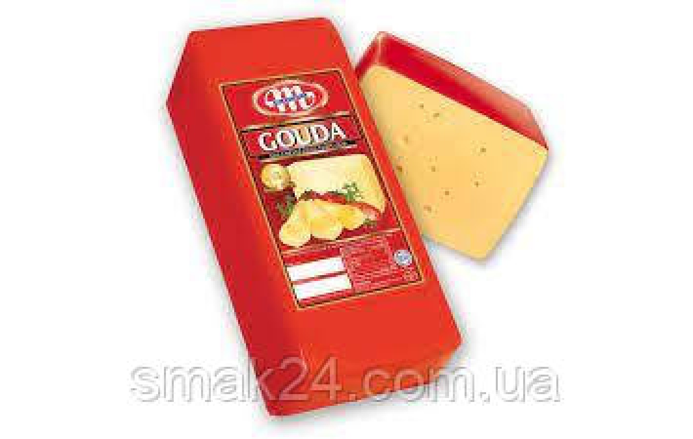 Сыр голандский Гауда Zlota Gouda z dziurami 1кг Польша