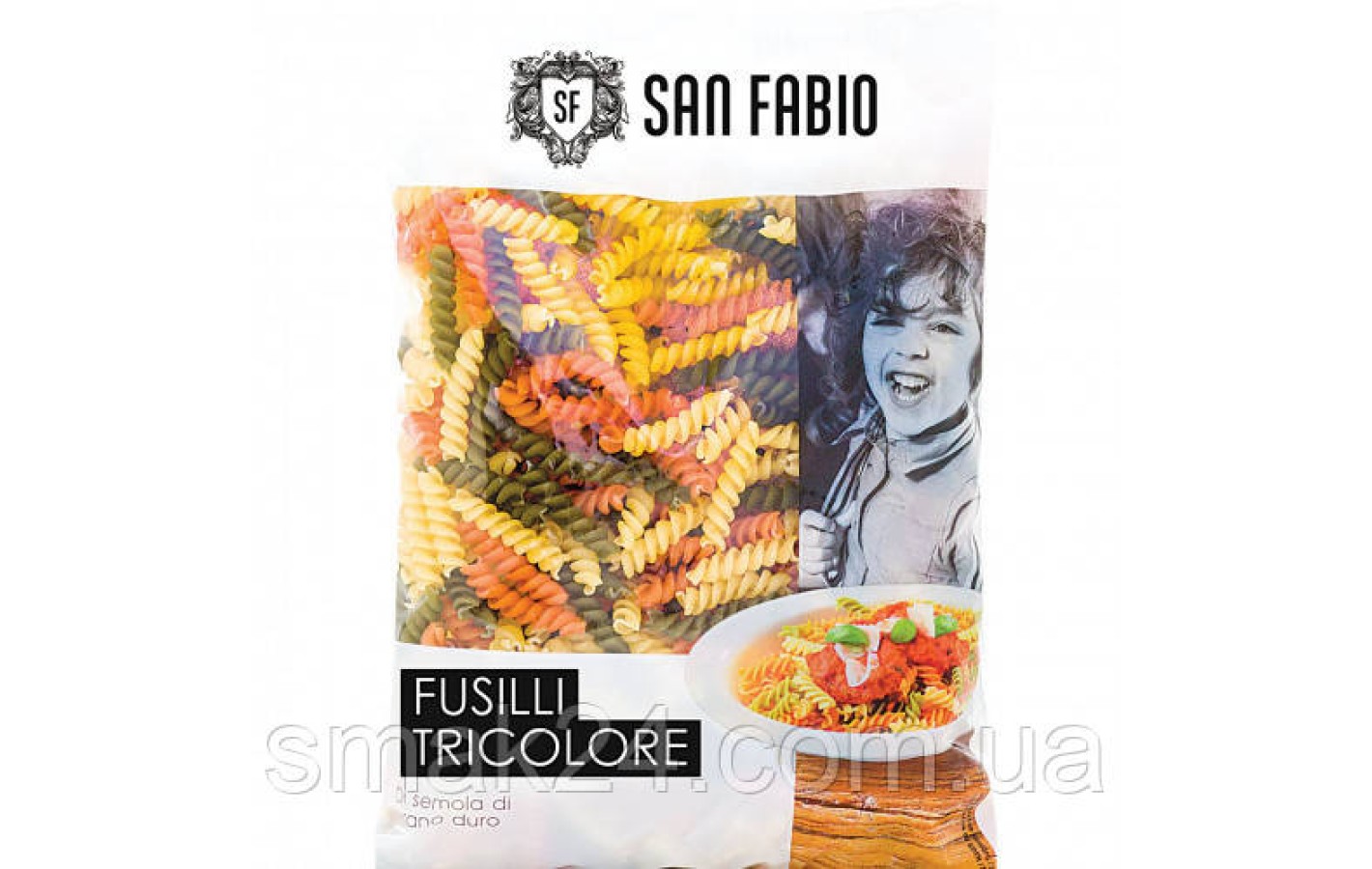 Макароны San Fabio Fusilli Tricolore 500г Германия