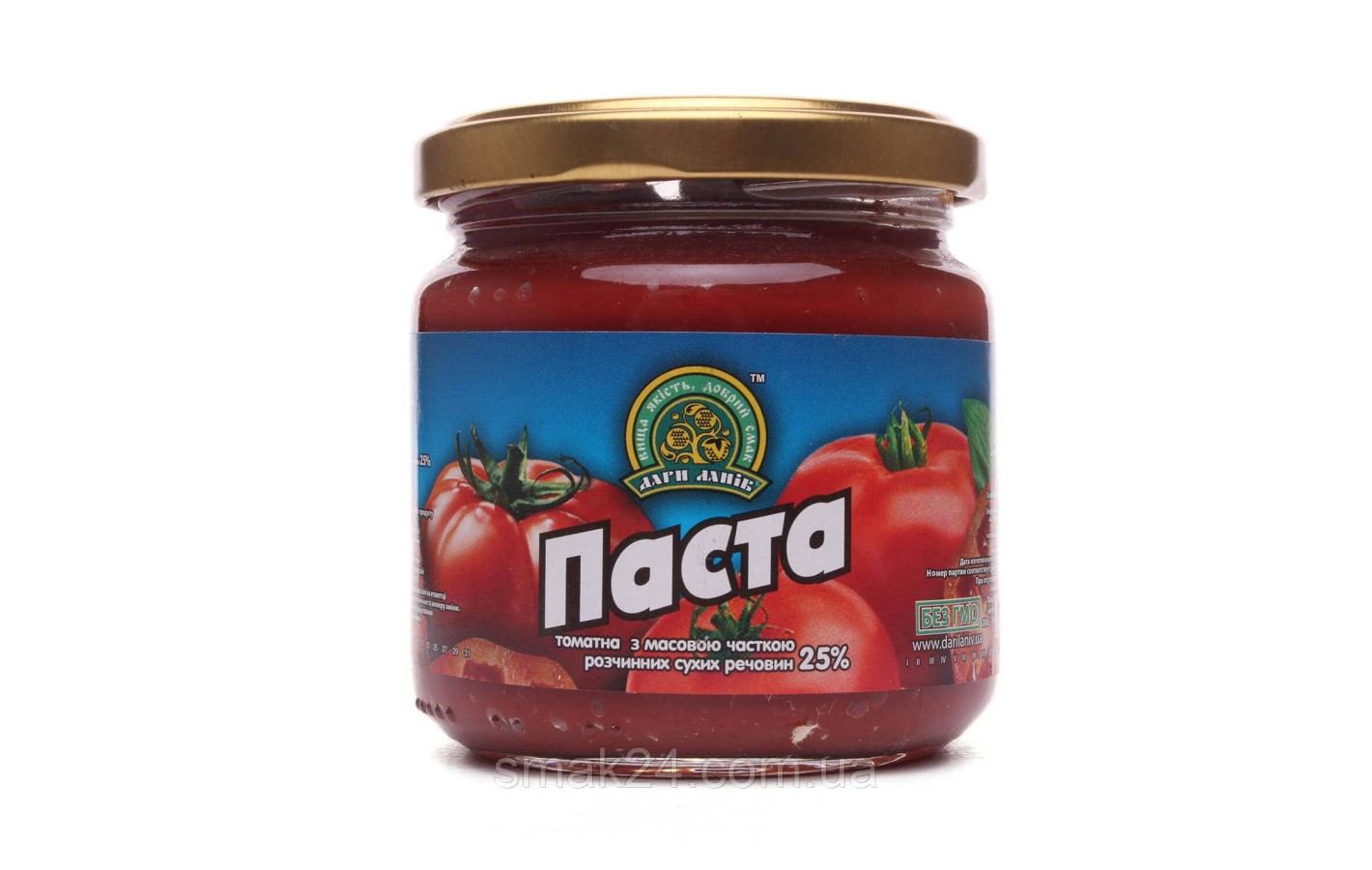 Паста томатна несолена Дари крисів з/б, 200 г