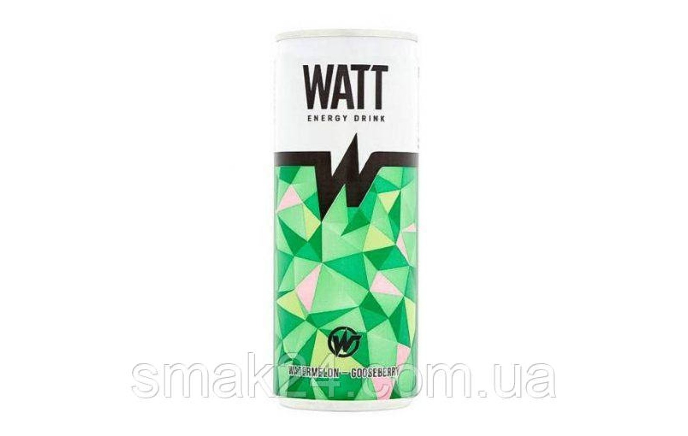 Енергетичний напій Кавун-крижівник Watt Energy Drink Watermelon Gooseberry 250 мл Венгія