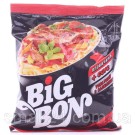Лапша Big Bon Говядина + соус томатный с базиликом, 75г