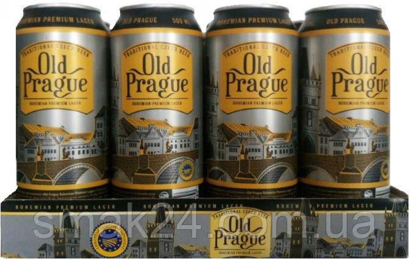 Пиво светлое Old Prague Bohemian Premium Lager 0,5л ж/б 4,8% Чехия