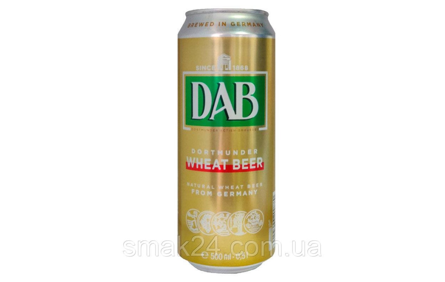 Пиво DAB светлое нефильтрованное 4.8% 0.5 л Германия