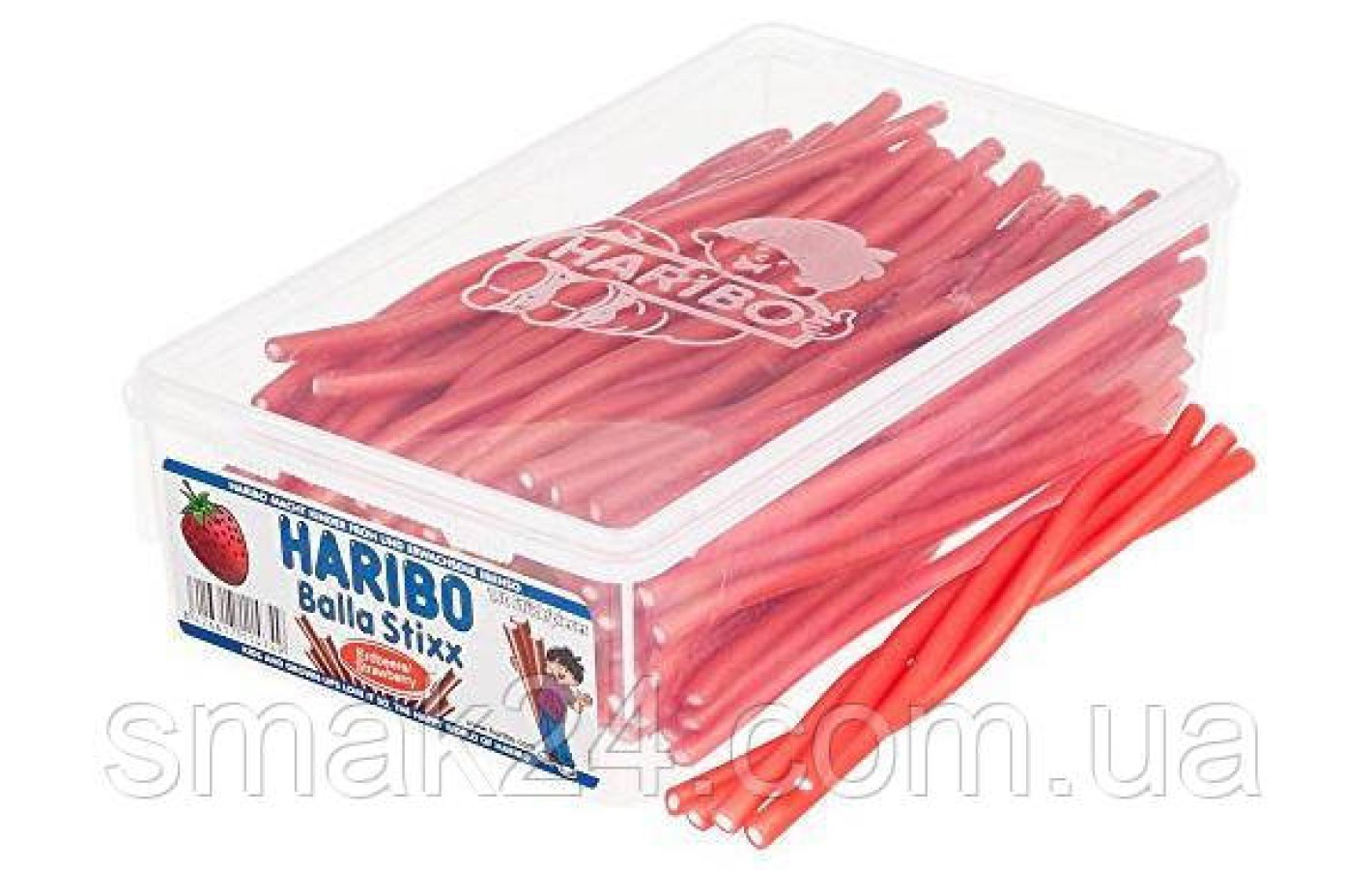 Желейні цукерки Haribo Balla Stixx Strawberry XXL150шт (полуниця) Німеччина 1125г