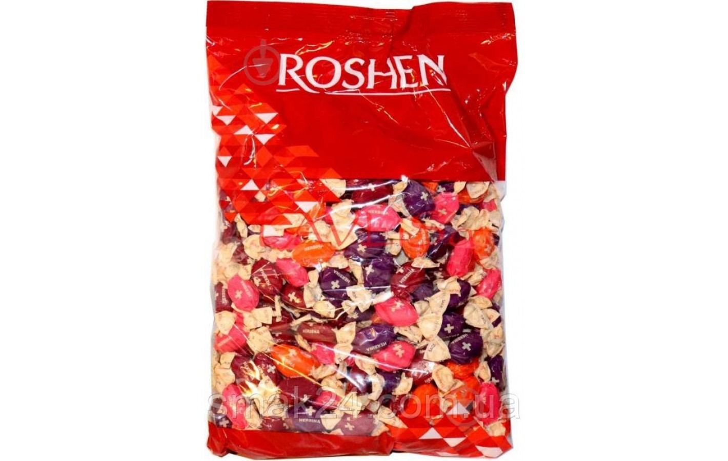 Карамель с начинкой на травах Roshen Herbina  500г