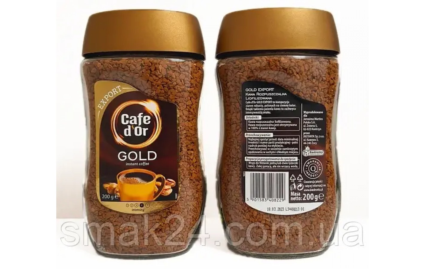 Кофе растворимый Cafe d'Or Gold 200г  Польша (ОПТ от 5шт)