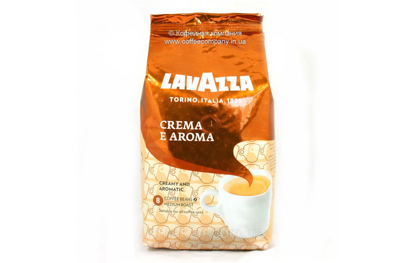 Кофе в зернах LavAzza Crema e Aroma 1 кг Италия (ОПТ от 5шт)