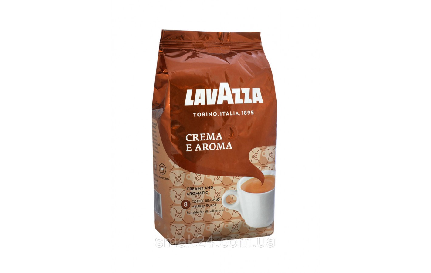 Кофе в зернах LavAzza Crema e Aroma 1 кг Италия (ОПТ от 5шт)