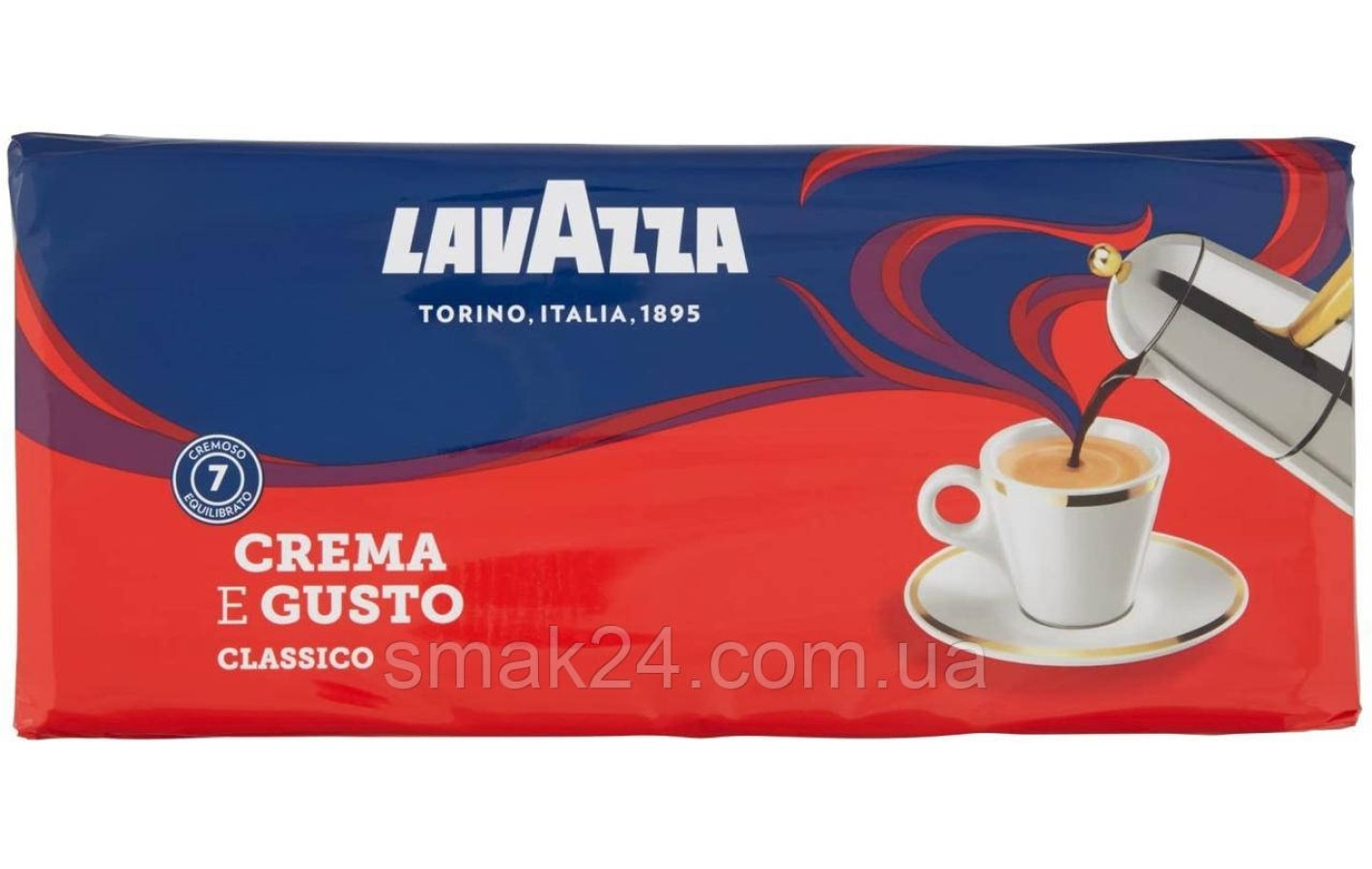 Кофе молотый Lavazza Crema e Gusto classico 250 г (эконом. серая) Италия