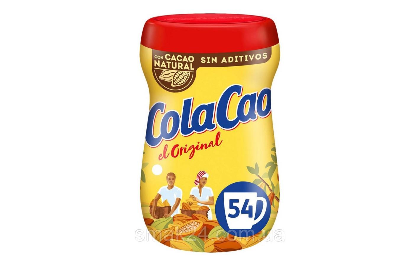 Шоколадный натуральный какао напиток с витаминами  Cola Cao Original 760г Испания