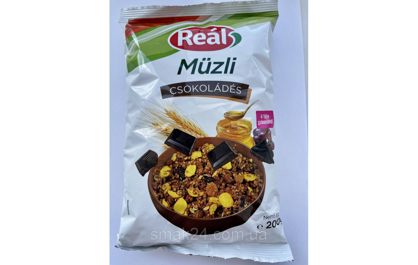 Мюслі зі шматочками шоколаду Real Muzli Csokolades 200 г Угорщина