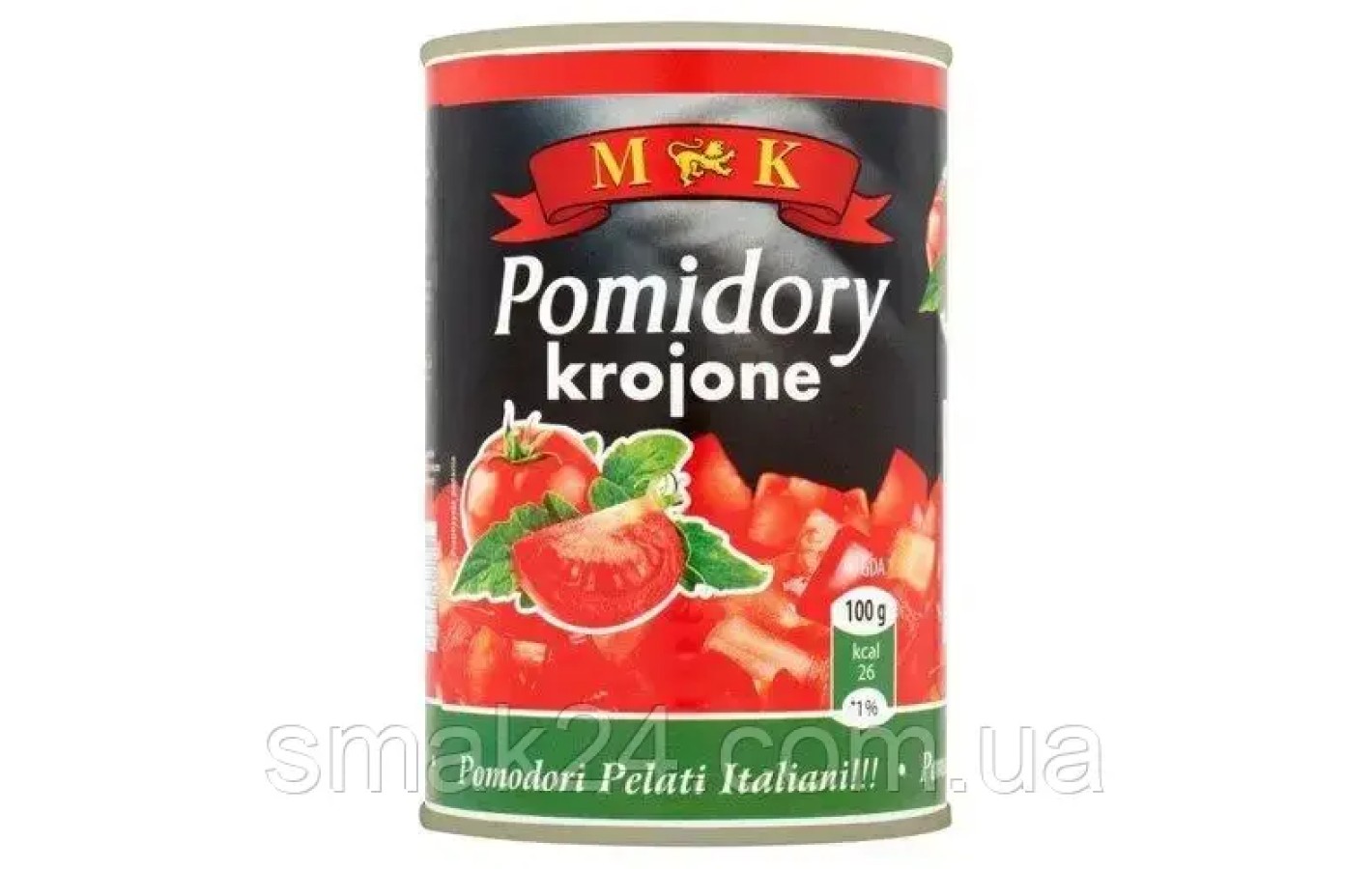 Помидоры нарезанные M&K Pomidory Krojone 400г Польша