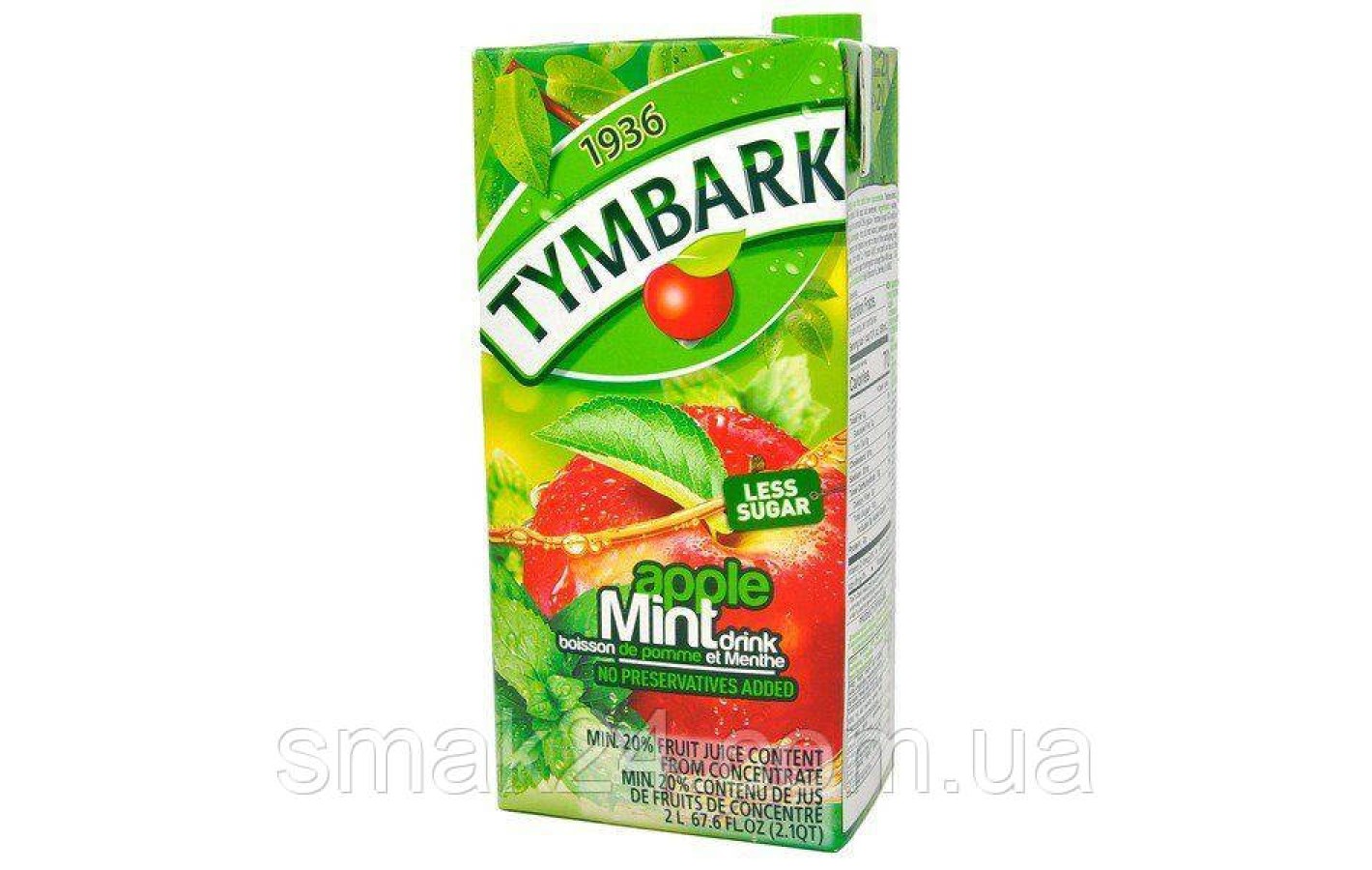 Яблочно-Мятный напиток Tymbark Apple Mint 1 л Польша