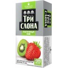 Чай зеленый Клубника и Киви Три Слона 20 пак. (20х1,3г)