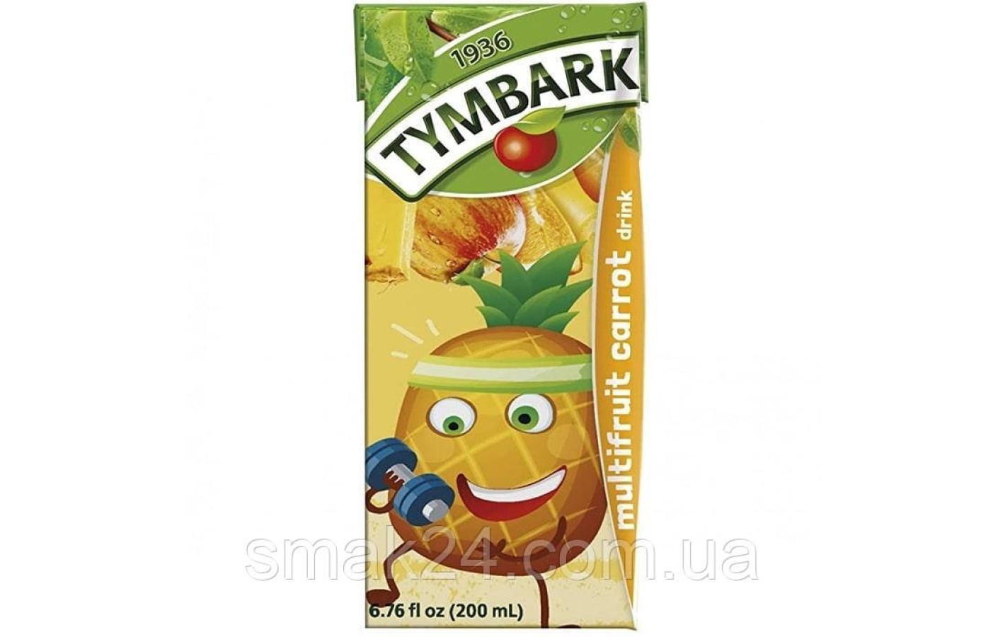 Сок Мультифрут карат с пониженным содержанием сахара TYMBARK Multifruit Carrat Less Sugar 200 мл Польша