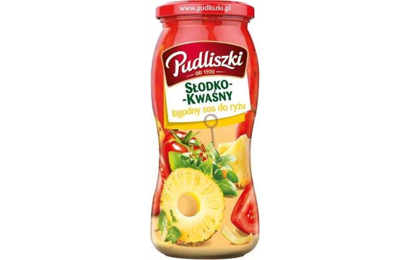 Соус кисло-сладкий с ананасом к рису Pudliszki Slodko- Kwasny Польша 500г