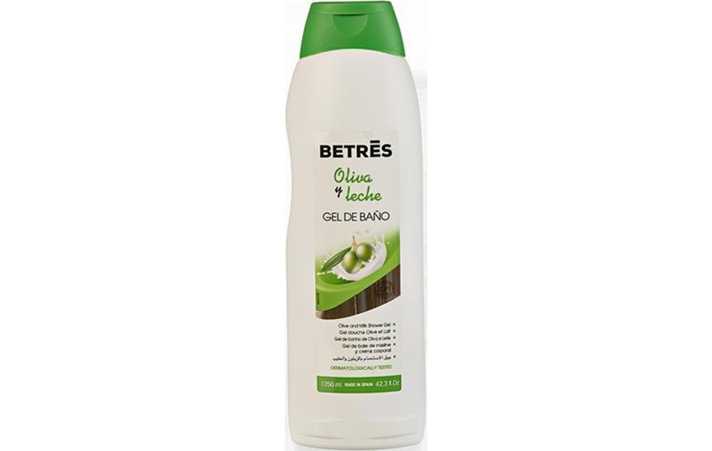 Гель для душа Оливковое молочко Batres oliva gel de bano 1250мл Испания