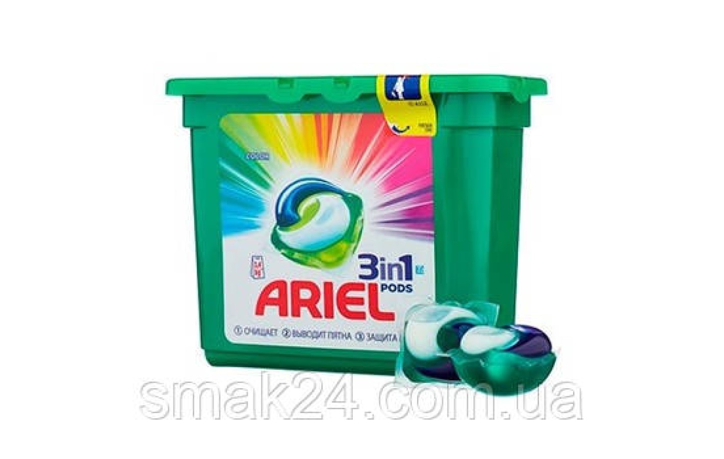 Капсулы для стирки Ariel color All in1 (20 капсул х 23,8г) Италия