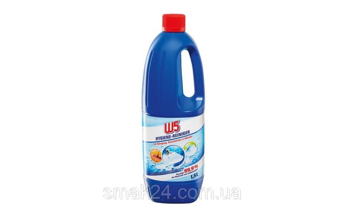 Универсальное гигиеническое средство с активным хлором W5 Hygiene-Reiniger 99,99% 1,5л Германия