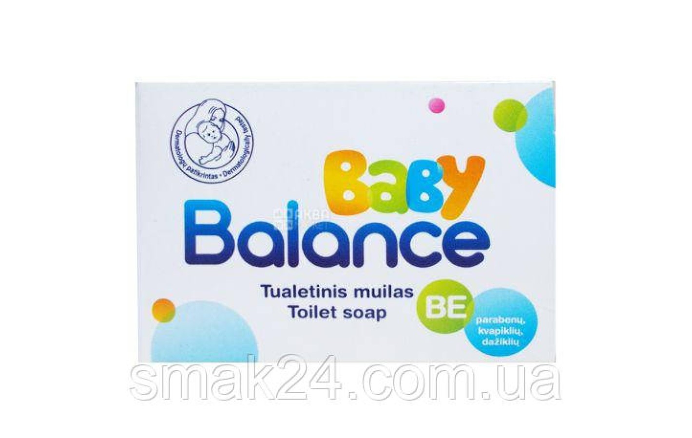 Дитяче крем-мило з вітамінами Baby balance soap 90 г Литва