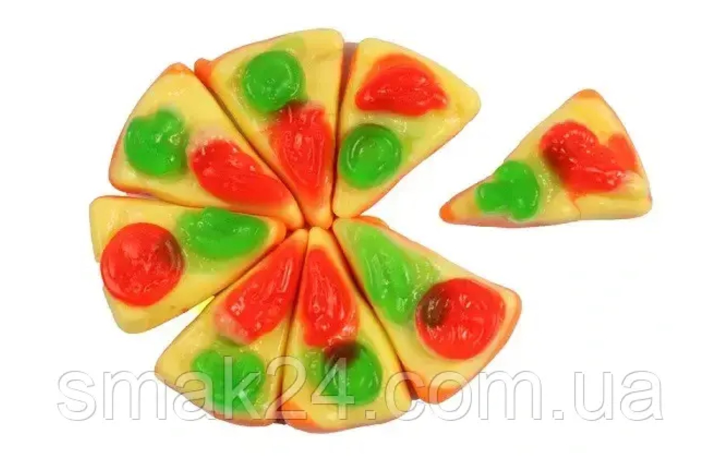 Желейні жувальні цукерки БЕЗ ГЛЮТЕНА Vidal Pizza 10 шт. х 6,5 г Іспанія
