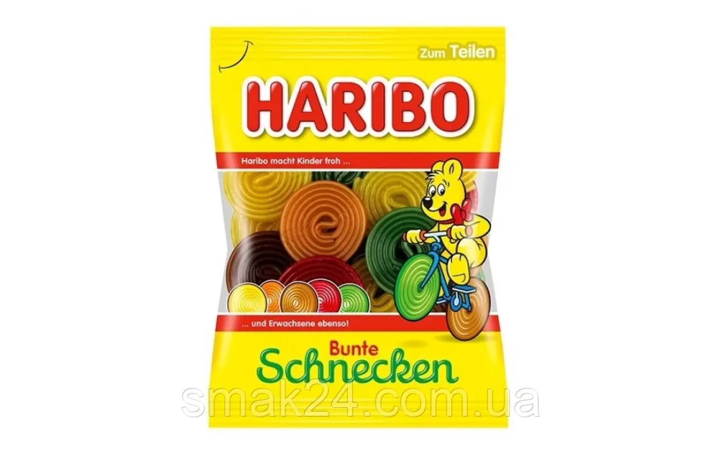 Желейні цукерки равлика Haribo Bunte Schnecken Німеччина  160г
