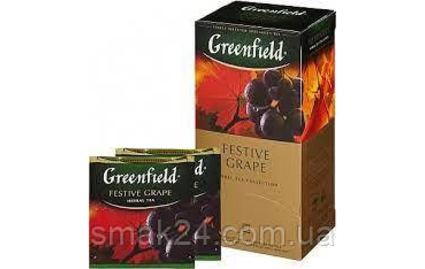 Чай травяной с ароматом винограда Greenfield «Festive Grape» (25 пакетиков х 2г) 50г