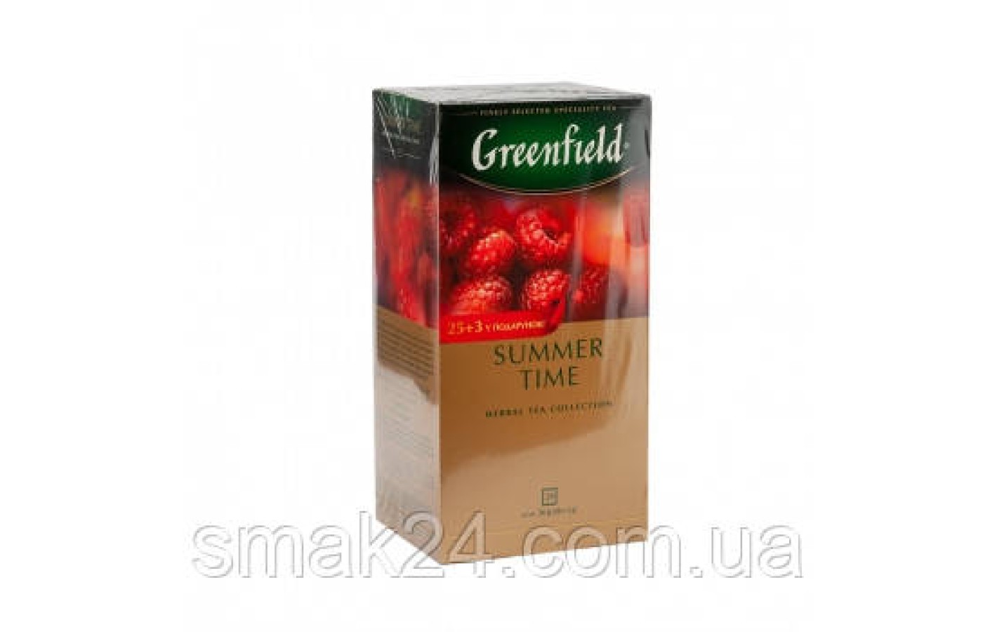 Чай травяной с ароматом малины Greenfield «Summer Time» (25 пакетиков х 2г) 50г