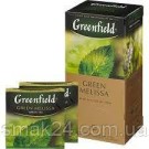 Чай зеленый с мятой и мелиссой Greenfield «Fresh Melissa» (28 пакетиков х 1,5г) 42г