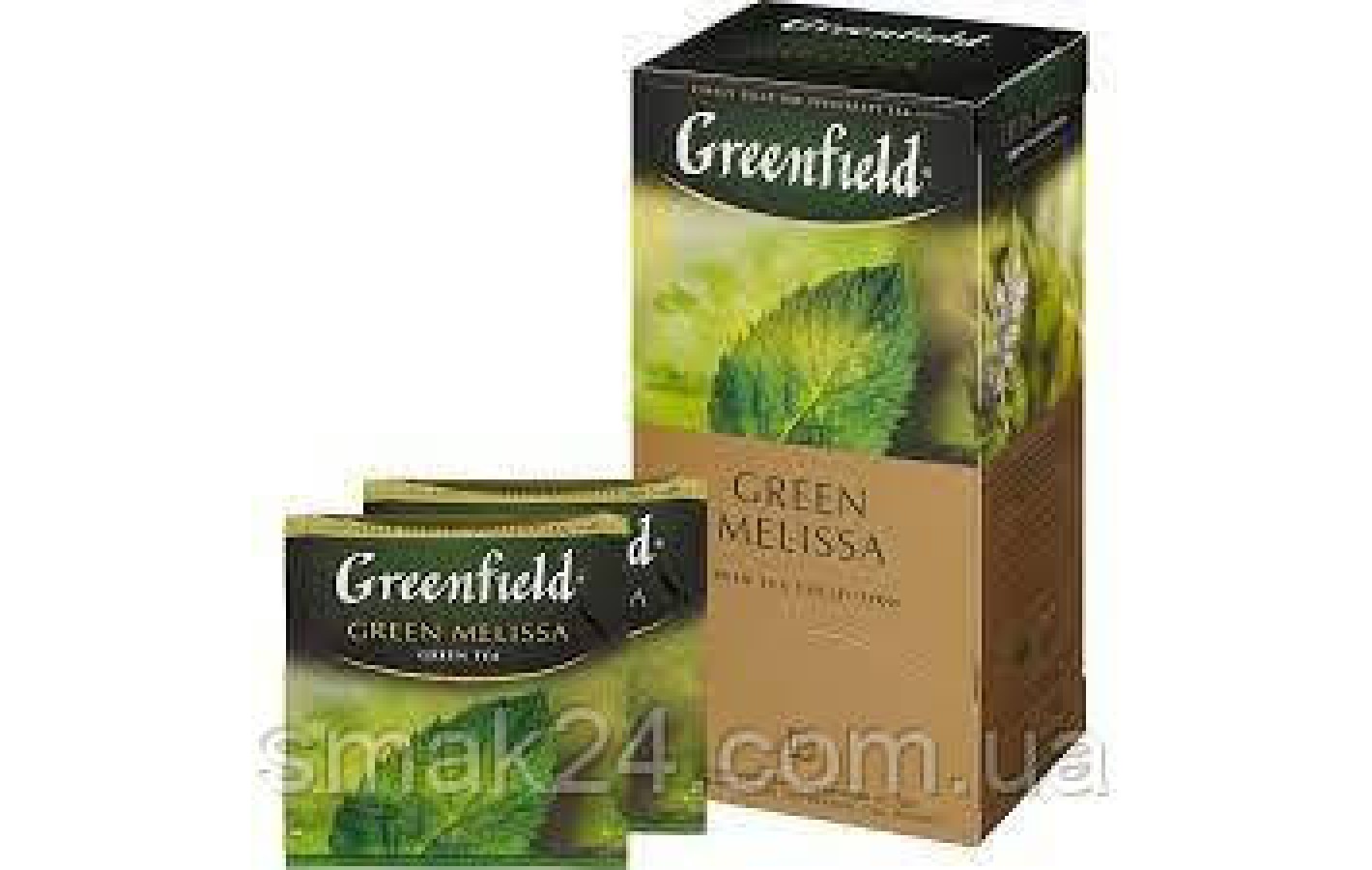 Чай зеленый с мятой и мелиссой Greenfield «Fresh Melissa» (28 пакетиков х 1,5г) 42г