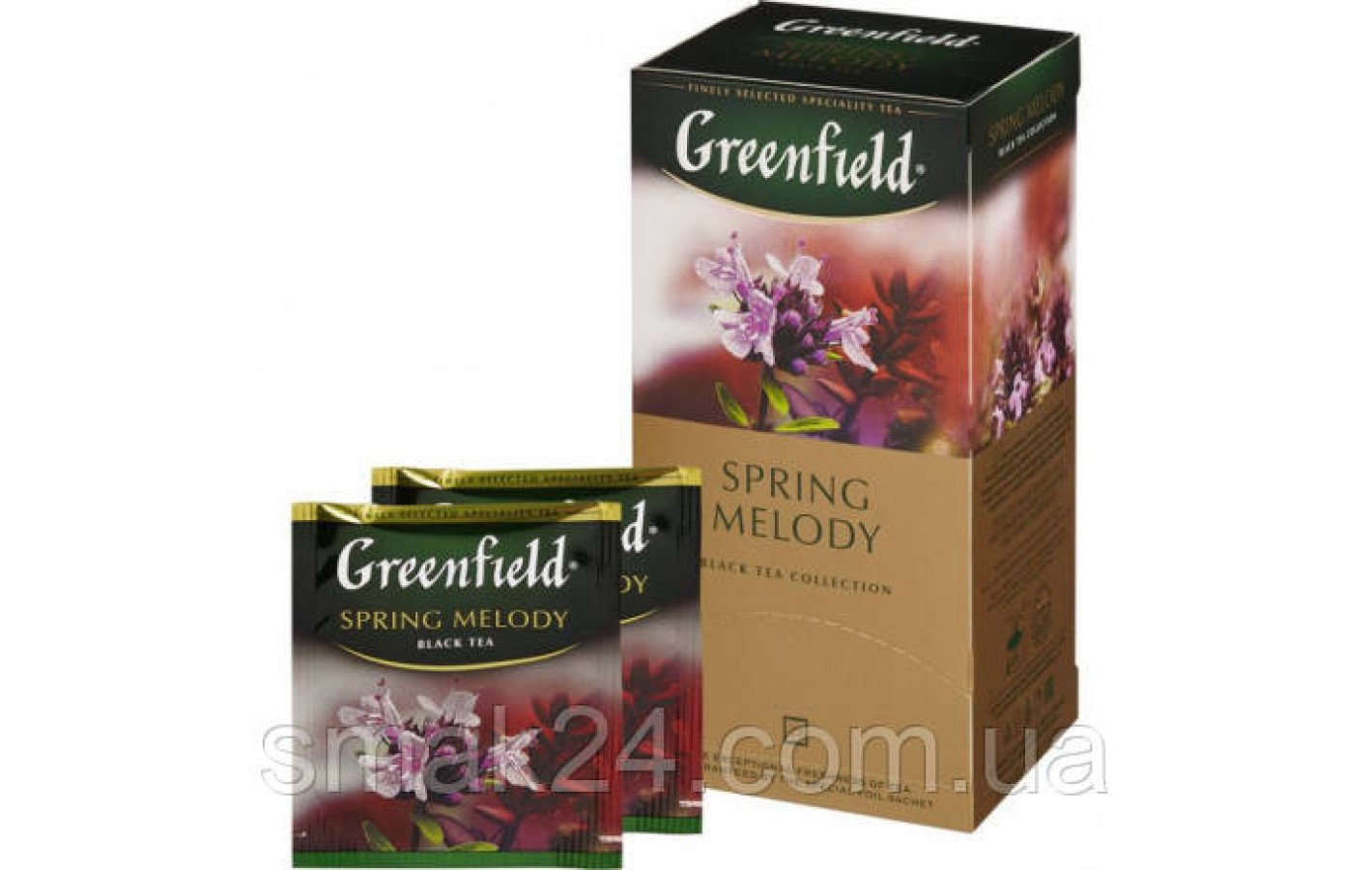 Чай черный с чабрецом Greenfield «Spring Moment» (28 пакетиков х 1.5г) 42г