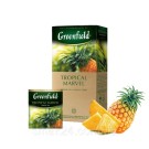 Чай зеленый с кусочками ананаса и травами Greenfield «Tropical Marvel» (25 пакетиков х 2г) 50г