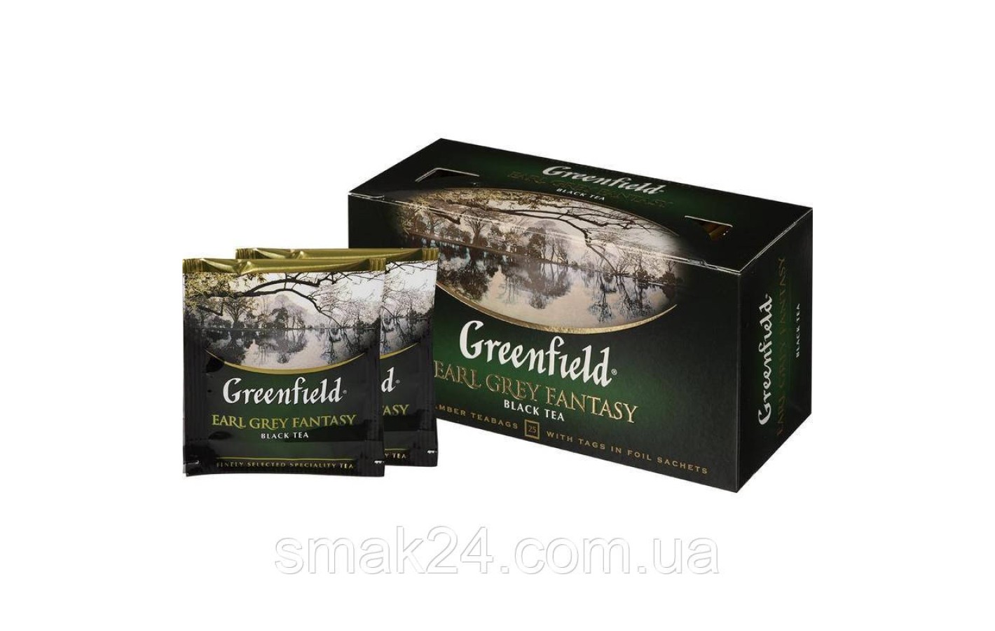 Чай черный с бергамотом Greenfield «Earl Grey Fantasy» (25 пакетиков х 2г) 50г