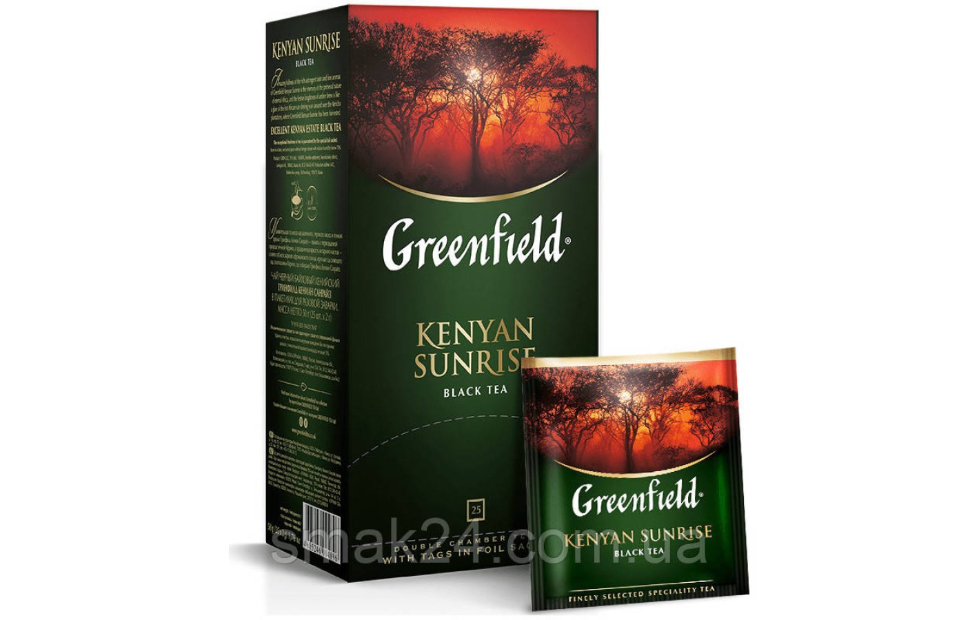 Чай черный Greenfield «Kenyan Sunrise» (25 пакетиков х 2г) 50г