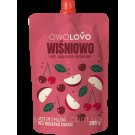 Мусс Яблочно-Вишневый 100% БЕЗ ДОБАВЛЕНИЯ  САХАРА OWOLOVO   200 г Польша